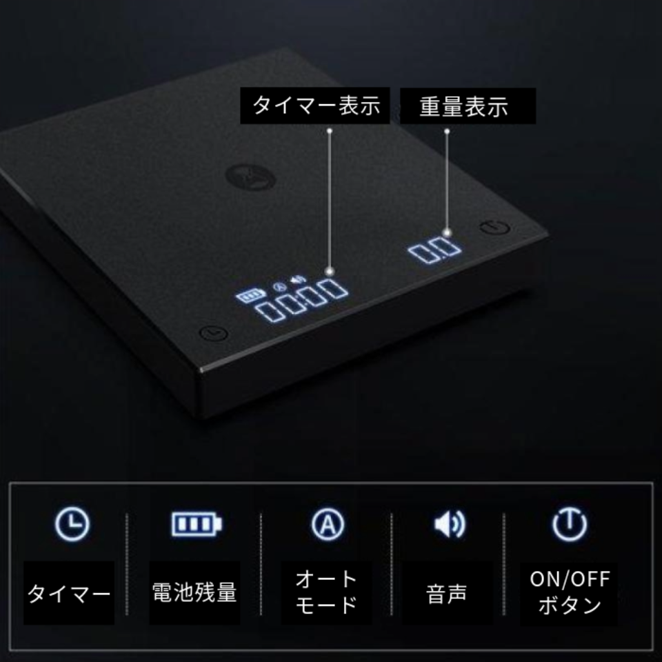 TIMEMORE タイムモア コーヒースケール BLACK MIRROR basic2