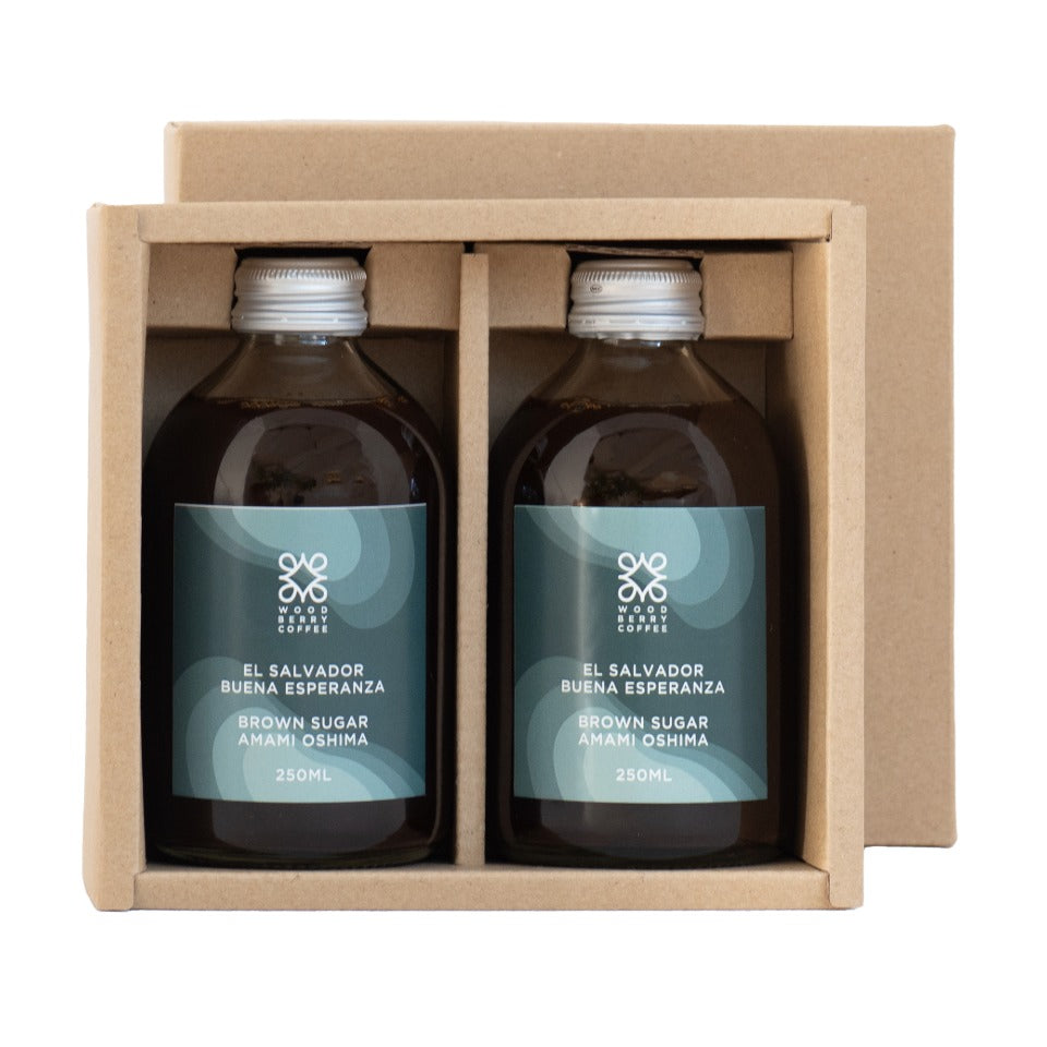 コーヒーシロップ 「エルサルバドル ブエナ・エスペランサ農園」ギフトボックス (加糖) 250ml× 2本入り